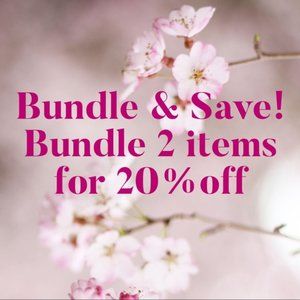 Bundle 2 items for 20%